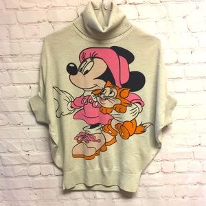 Very unique 100% wool Minnie mouse Figaro cat top